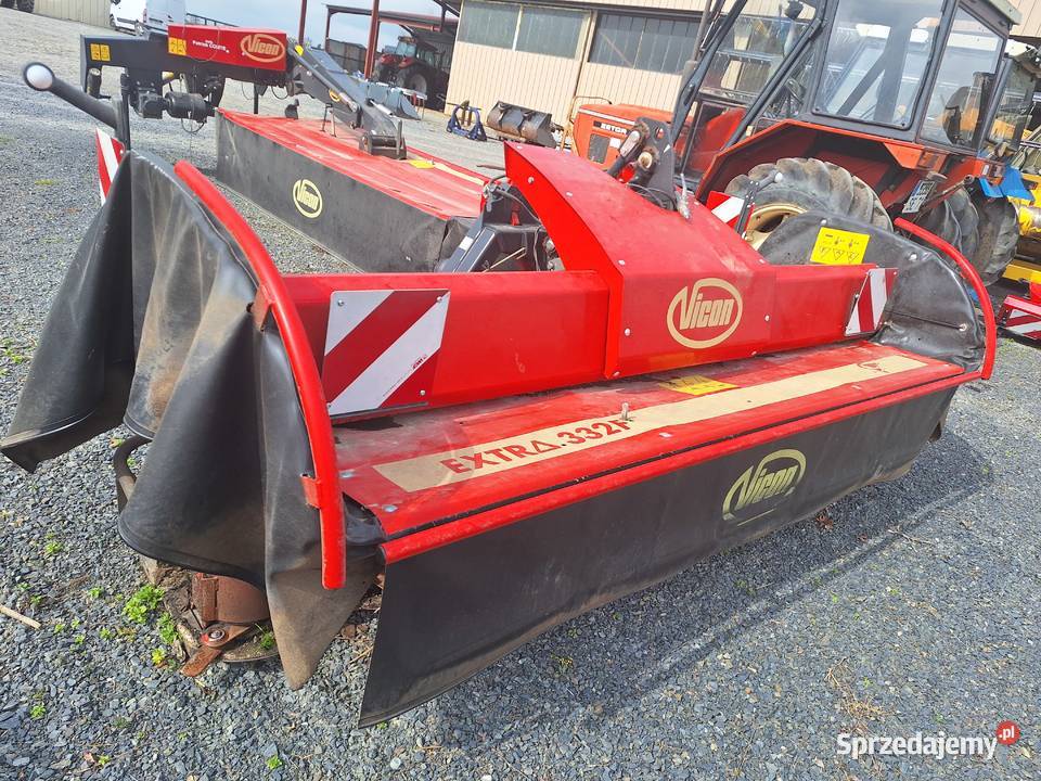 Kosiarki dyskowe czołowe i boczne na centralnym nieuszkodzony