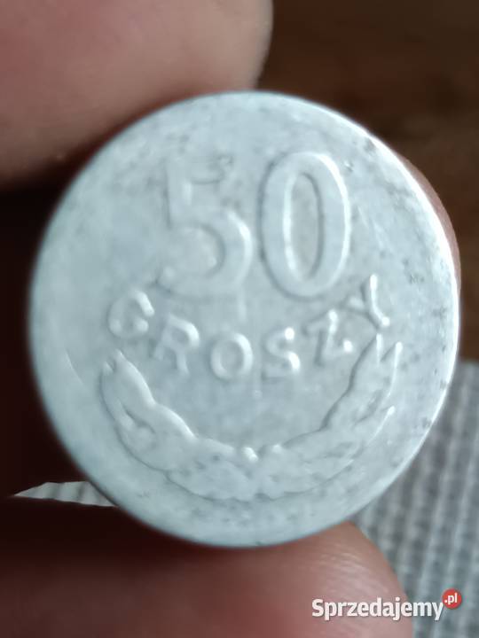 Sprzedam monete 50 gr 1949 r ccbbb Chełm