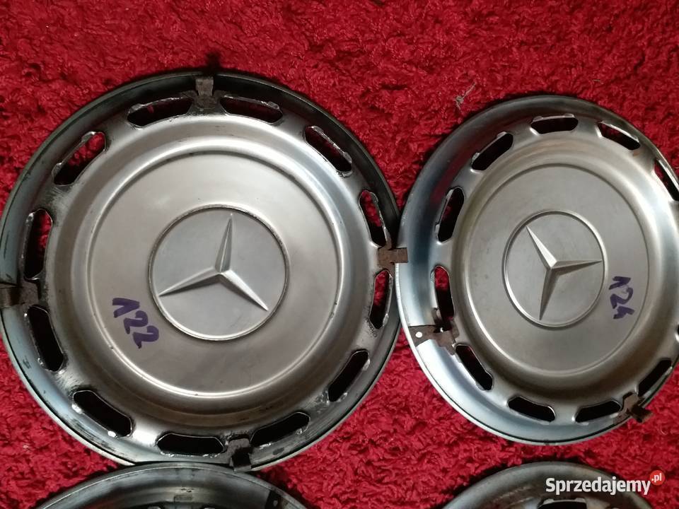 Kołpaki chrom Mercedes 123116126Oryginały 121 Gorzów Wielkopolski