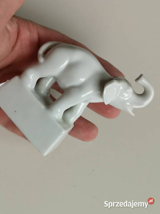 Figurka słoń porcelanowa Antyk Antyki, Sztuka, Kolekcje Toruń