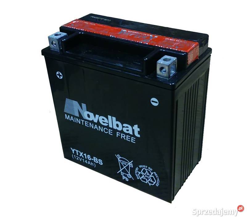 Akumulator Novelbat 12V 14Ah YTX16BS Skuter Jelcz-Laskowice sprzedam