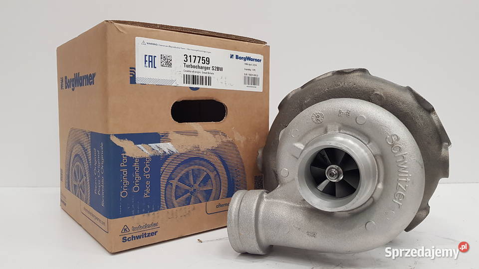 Nowa turbosprężarka firmy SCHWITZER 317759 mazowieckie Siedlce sprzedam