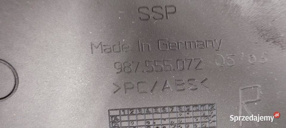 PORSCHE CAYMAN S 987 SCHOWEK BAGAŻNIKA PRAWY Wyposażenie wnętrza dolnośląskie