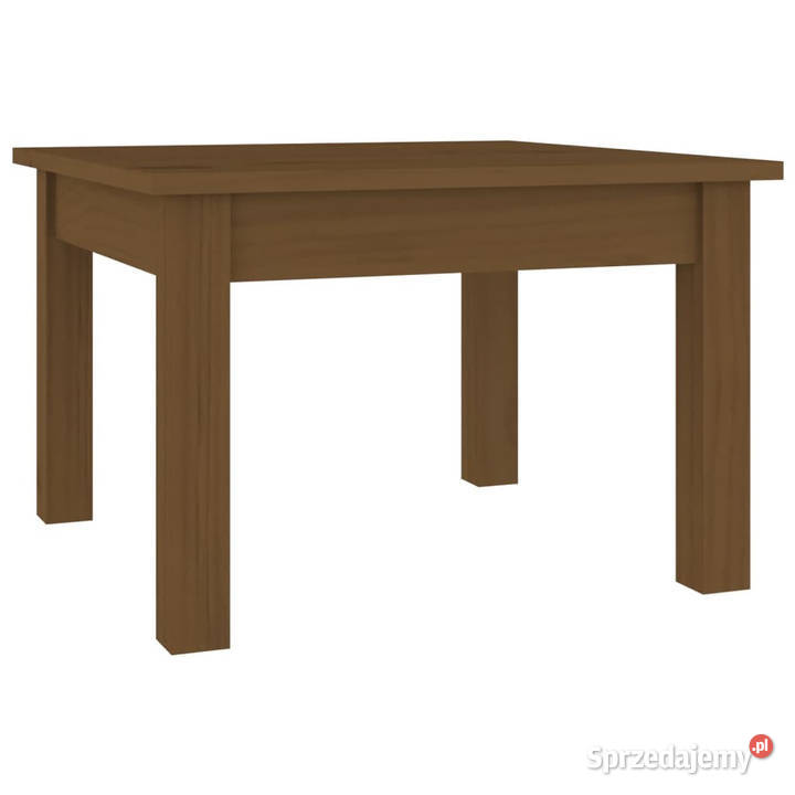 Stolik kawowy miodowy brąz 45x45x30 lite drewno Warszawa
