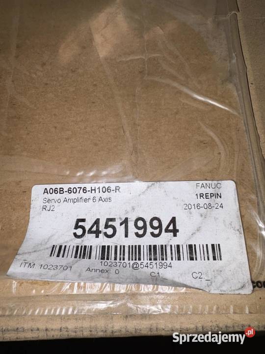 Fanuc A06B6076H106R Servo Amplifier Warszawa