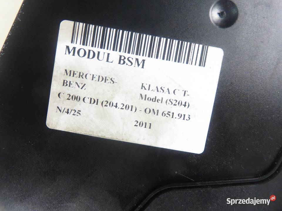 MODUŁ SAM MERCEDES KLASA C TModel S204 osobowe małopolskie