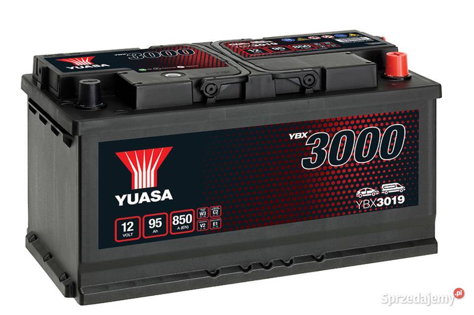 Akumulator 95Ah 850A Yuasa YBX3019 Standard osobowe Łódź