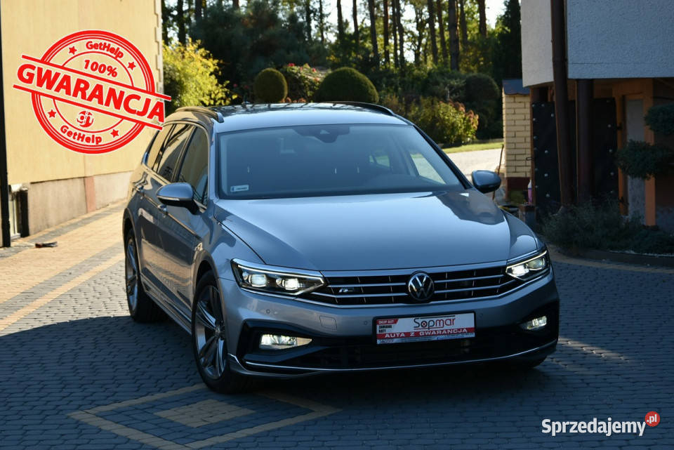 Volkswagen Passat R-line 2.0TDi 150KM Manual 2020r. Kamera Virtual FullLED…