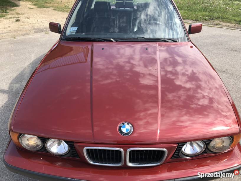 BMW E34 525 TD Nightfire Red Warszawa