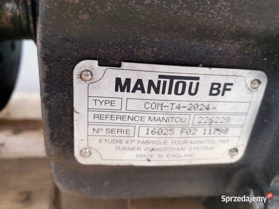 Manitou MLT Przekładnia biegów COMT4 2026 Wilkowo sprzedam
