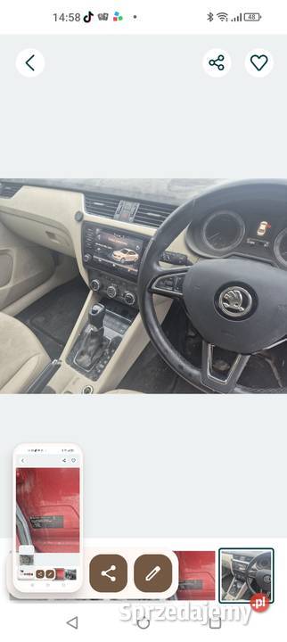 Skoda Octavia 3 fl 14 TSi skrzynia DSG wszystkie Rok produkcji 2017 Pozostałe Czemierniki