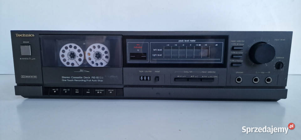 Magnetofon Technics RS205 Casette deck wielkopolskie Międzychód