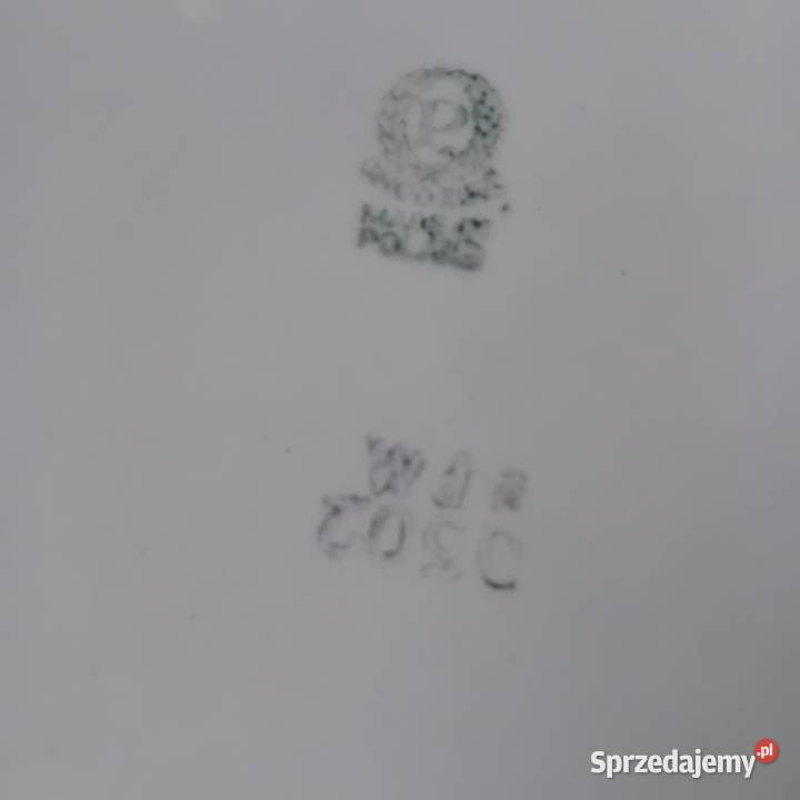 Talerz porcelit Chodzież z lat 60ych Porcelana i szkło Koźminek