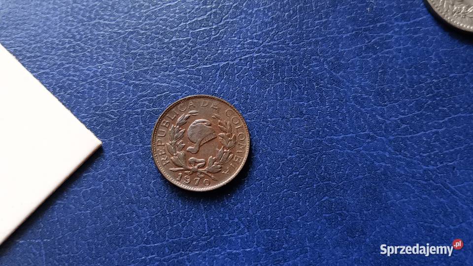 Stare monety 1 centavo 1970 Kolumbia Lesko