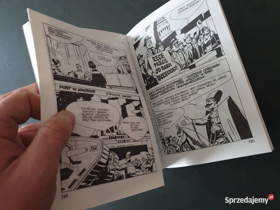1917 to było komiks propagandowy PRL Komiksy Gdynia