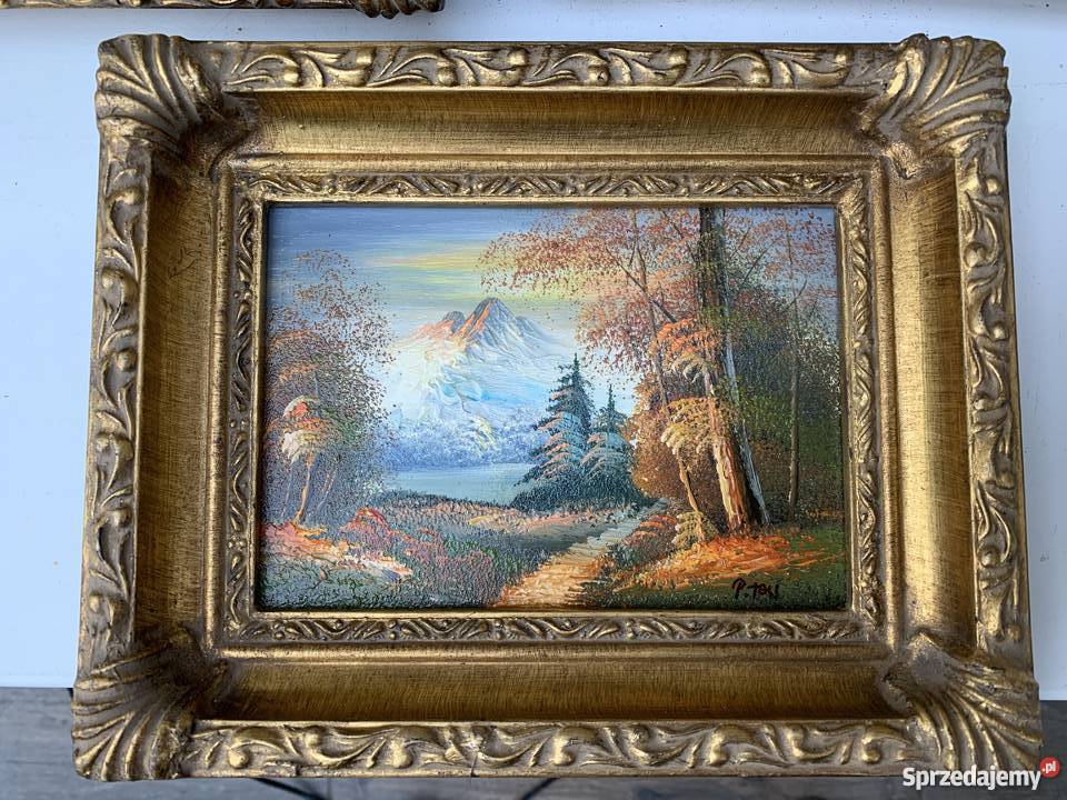 3 Olej na desce obraz obrazek drewniana Bystrzyca Kłodzka