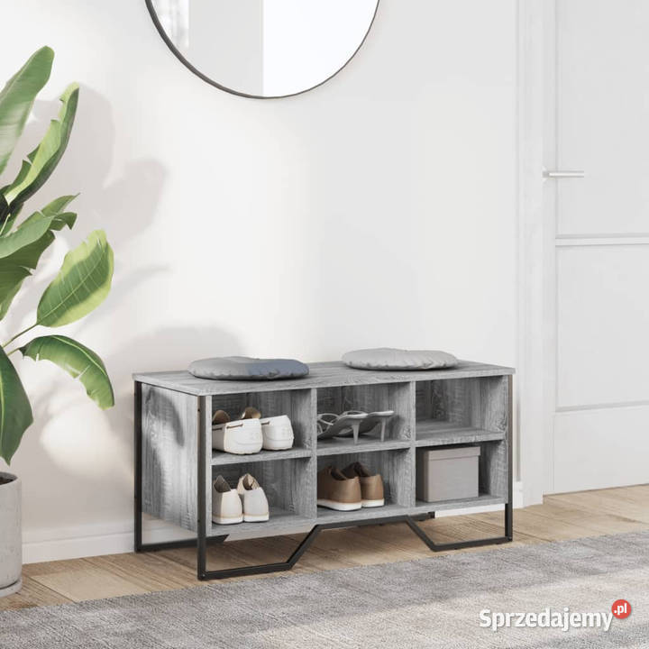Szafka na buty szary dąb sonoma 90x38x455 Warszawa