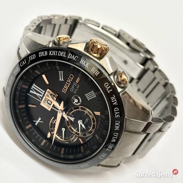 Seiko Astron 8X42 GPS Solar BigDate męski szafir Warszawa