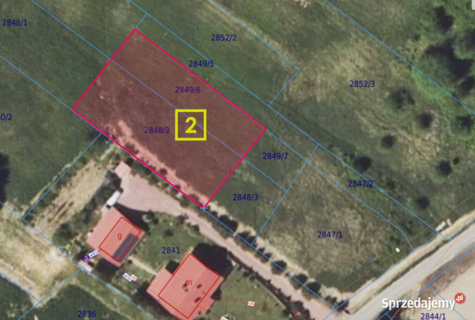 Do sprzedaży grunt 990m2 Odrzykoń budowlana