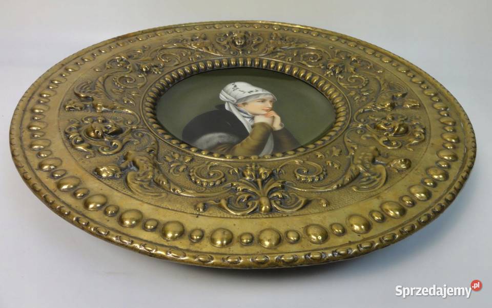 Ręcznie malowany talerz porcelanowy Zgorzelec sprzedam