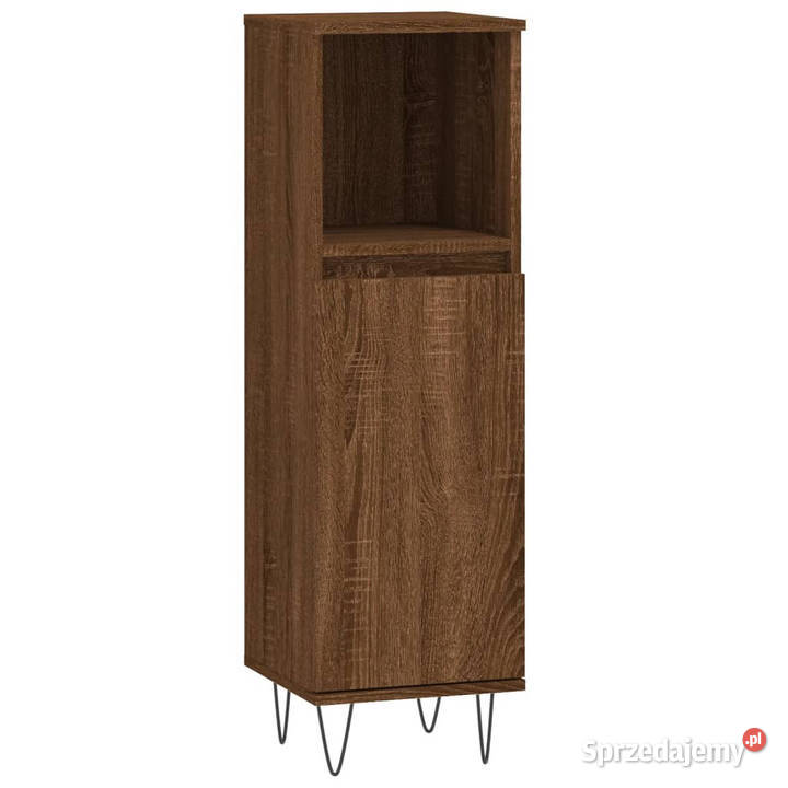 Szafka łazienkowa brązowy dąb 30x30x100 WM831563 Meble Warszawa