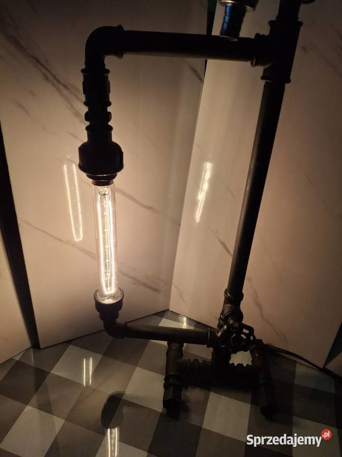 Lampa loft czarny mat