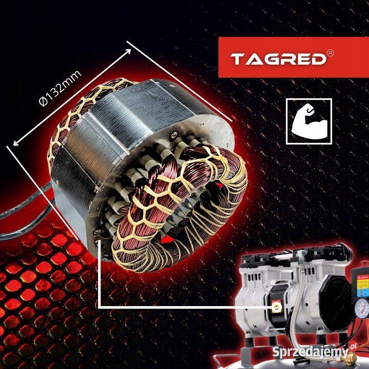 10bar sprężarka bezolejowa 50l 4 tłoki kompresor Nowe