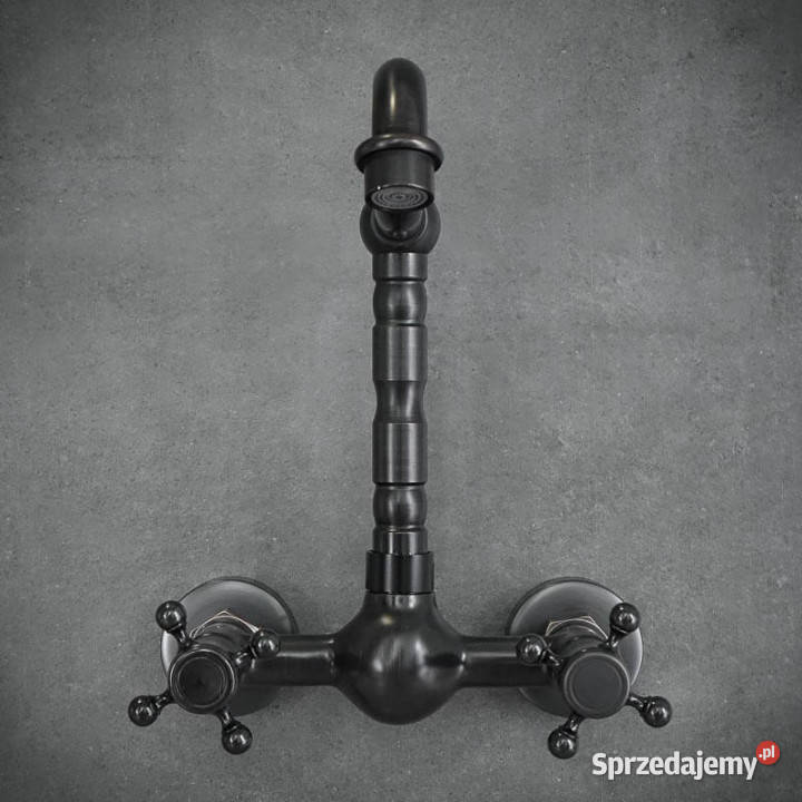 Bateria ścienna czarna YORK 2 wysoka Chmielnik