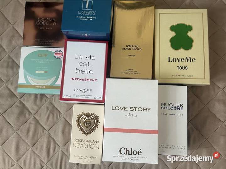 Oryginalne pudelka z kosmetyków Tom Ford i inne sprzedam