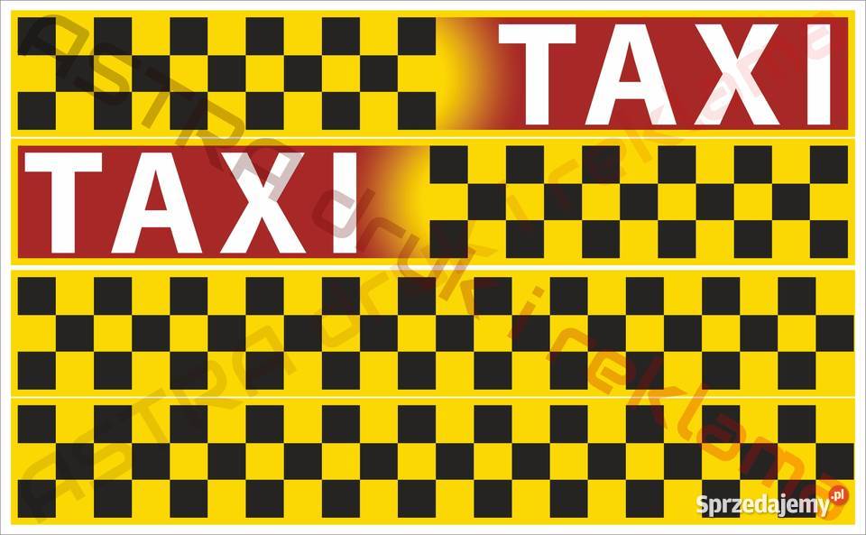 Szpakówka lampa taxi kogut na magnes biały żółty Kraków