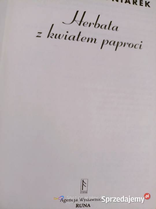 Herbata z kwiatem paproci Studniarski książki Proza i poezja Warszawa