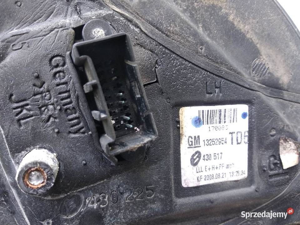 Opel Astra H lusterko lewe kierowcy elektryczne Sieradz