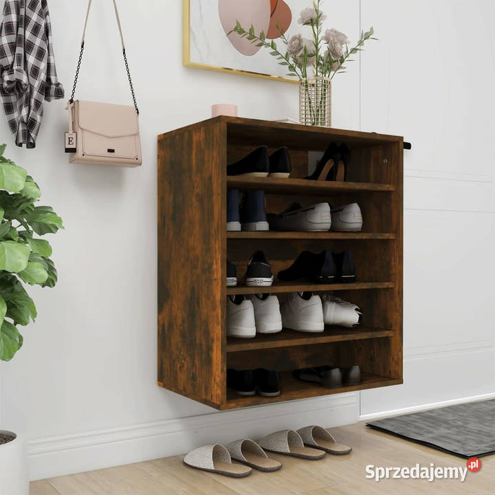 Szafka na buty przydymiony dąb 60x35x70 WM816014 Warszawa