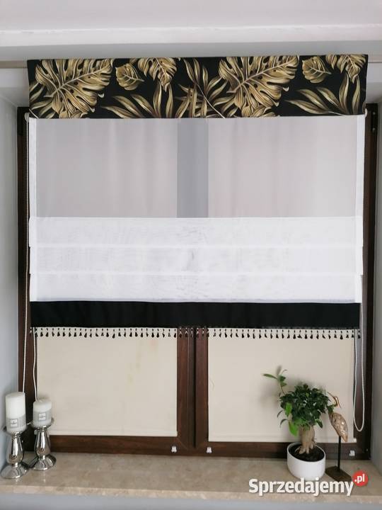 Firany panele roletki Wystrój okien