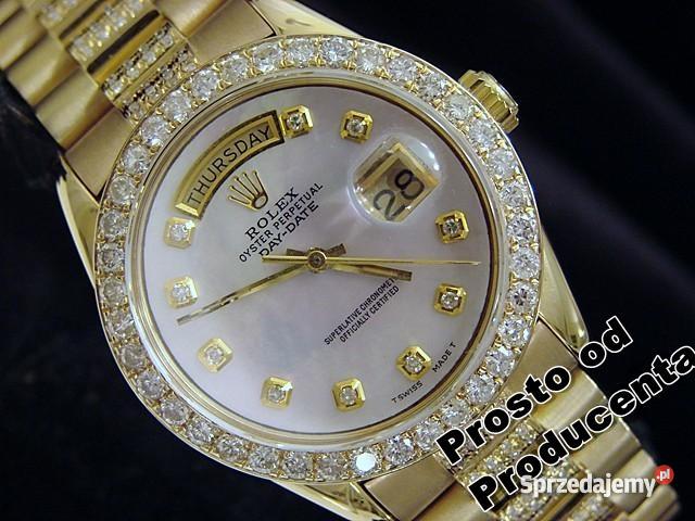 ROLEX PRESIDENT DAYDATE 18K 65CT BRYLANTY
