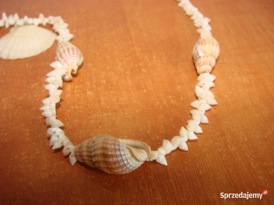 naszyjnik z muszelek Pruszcz Gdański