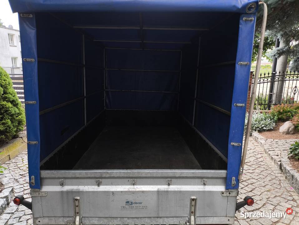 Przyczepka Lekka z plandeką 750 SIDECAR 275 Niewiadów Szczytno