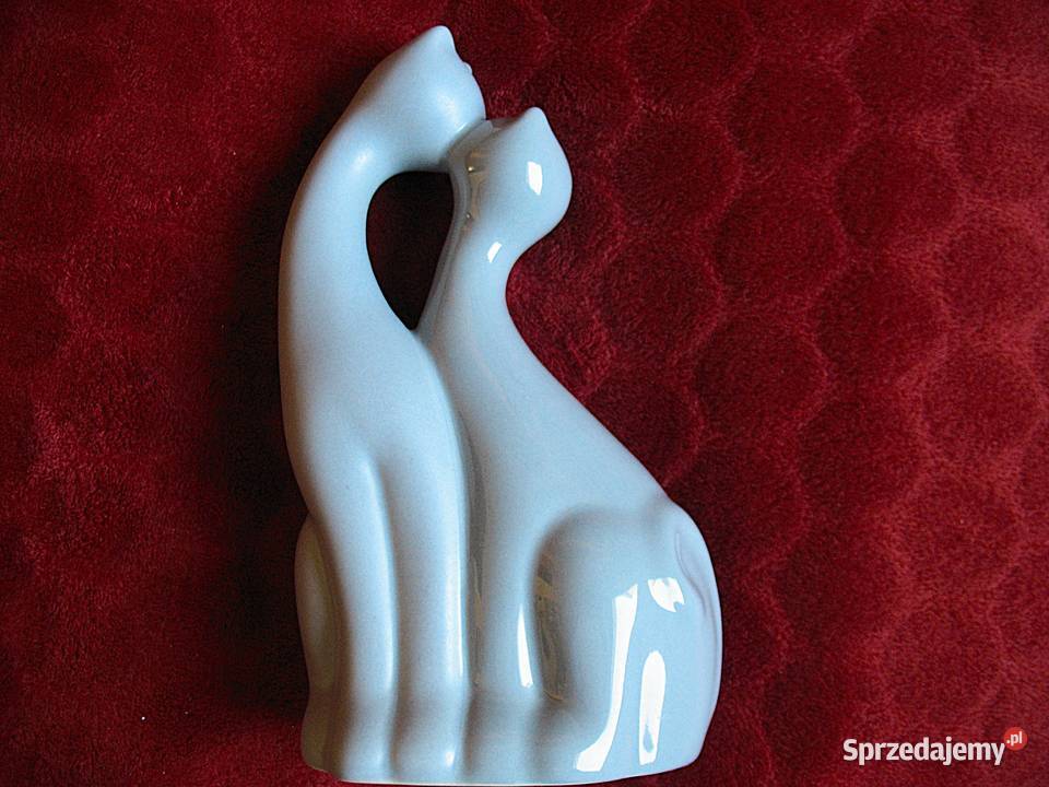 Kot idealna para kotów 195 x 10 x 7 Porcelana Figurki i rzeźby Siedlce