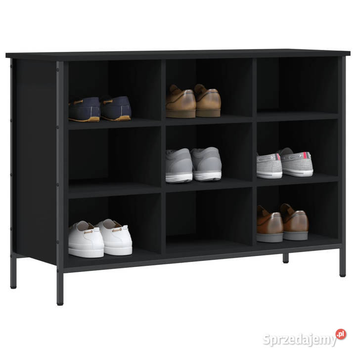 Szafka na buty czarna 100x35x70 materiał Warszawa