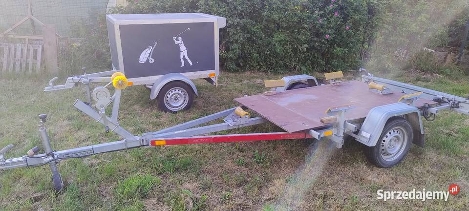 Przyczepa podłodziowa Tema 7 DMC 500 OC do 350kg Chałupy