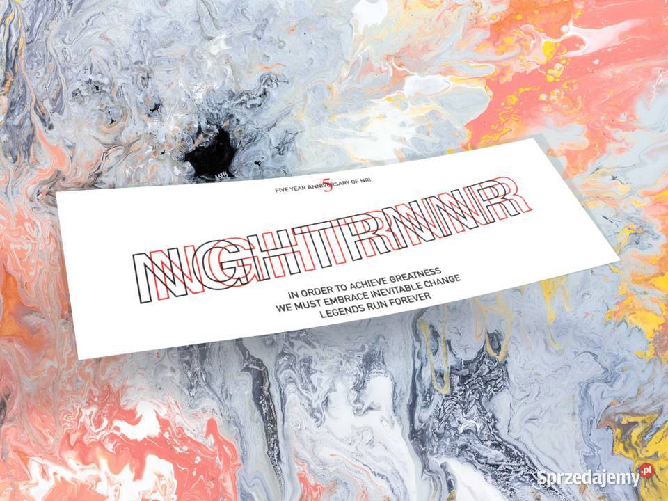 Naklejka K13 NIGHTRUNNER 12 x 4 drift slap 2 Choroszcz