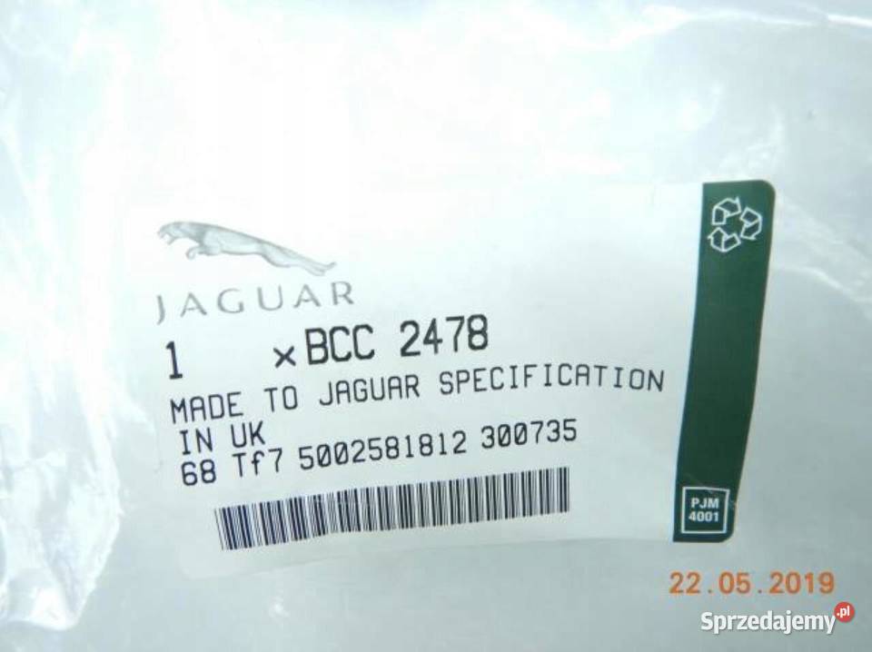 USZCZELKA BŁOTNIKA LEWA JAGUAR XJR XJ8 9803