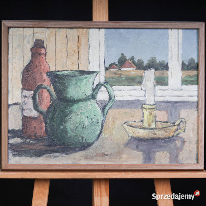 ARTexpert Obraz olejny na płycie martwa natura Dobrzany