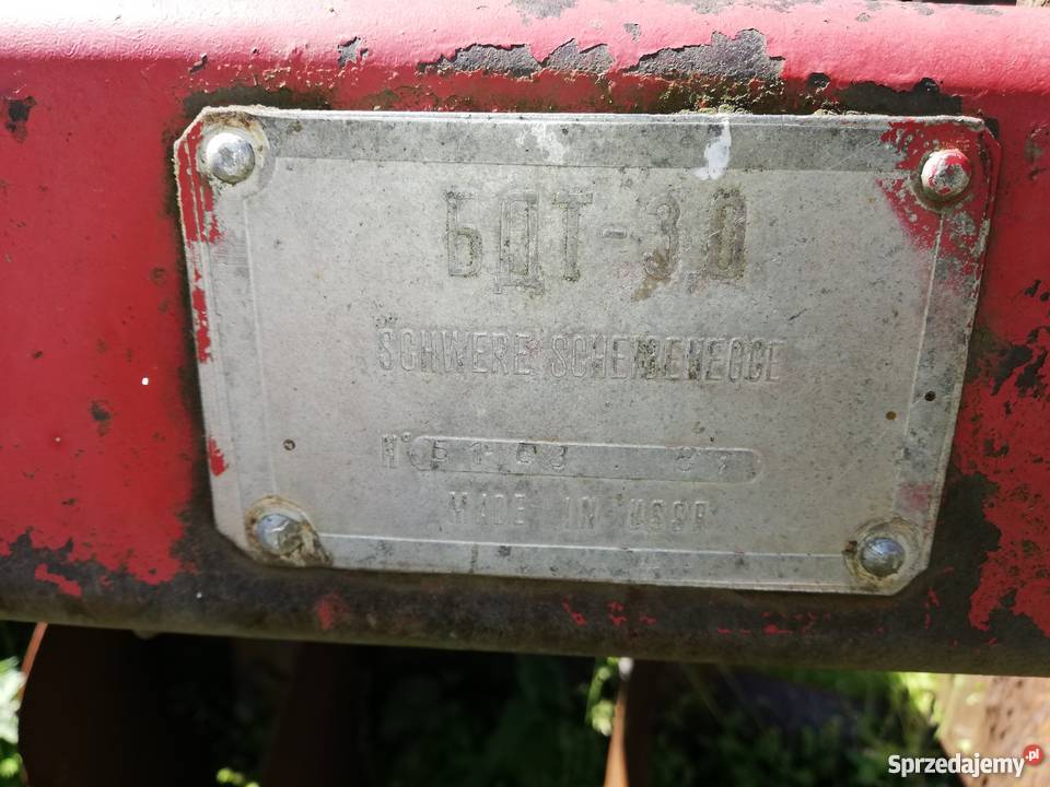 Brona talerzowa BDT 30 Talerzówka Stróżewo