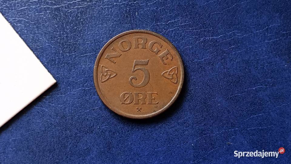 Stare monety 5 ore 1956 Norwegia Lesko sprzedam