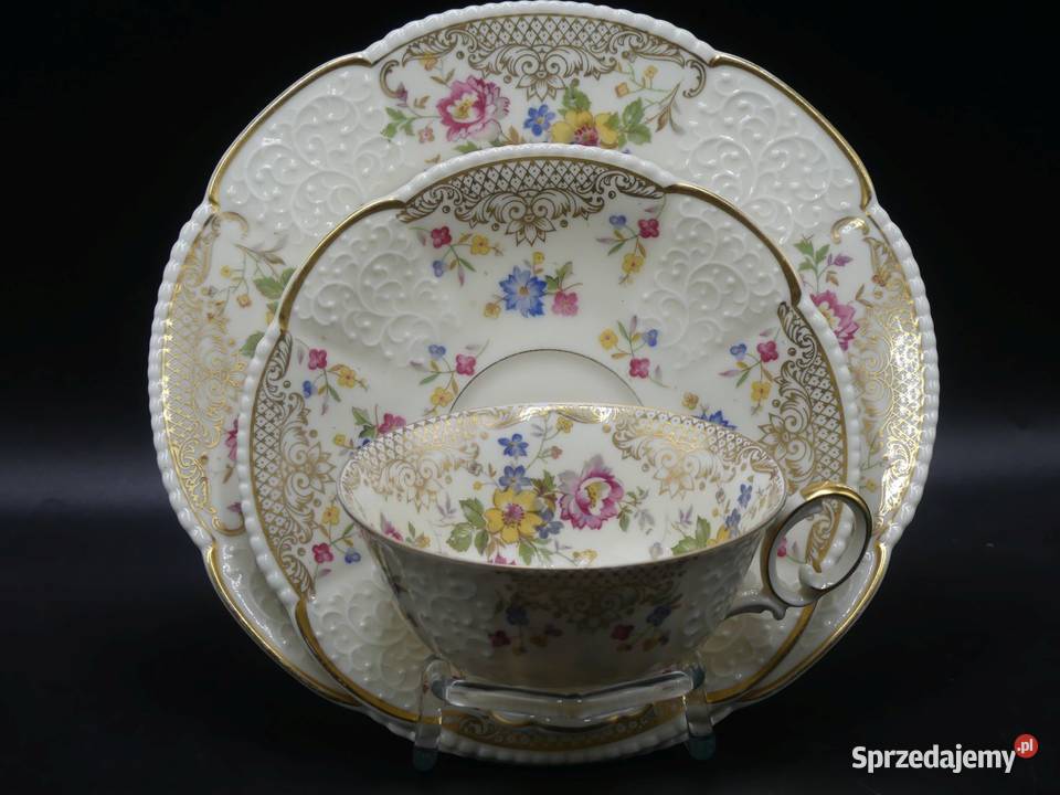 Komplet śniadaniowy Sorau Żary piękne ucho 1928 wielkopolskie Poznań