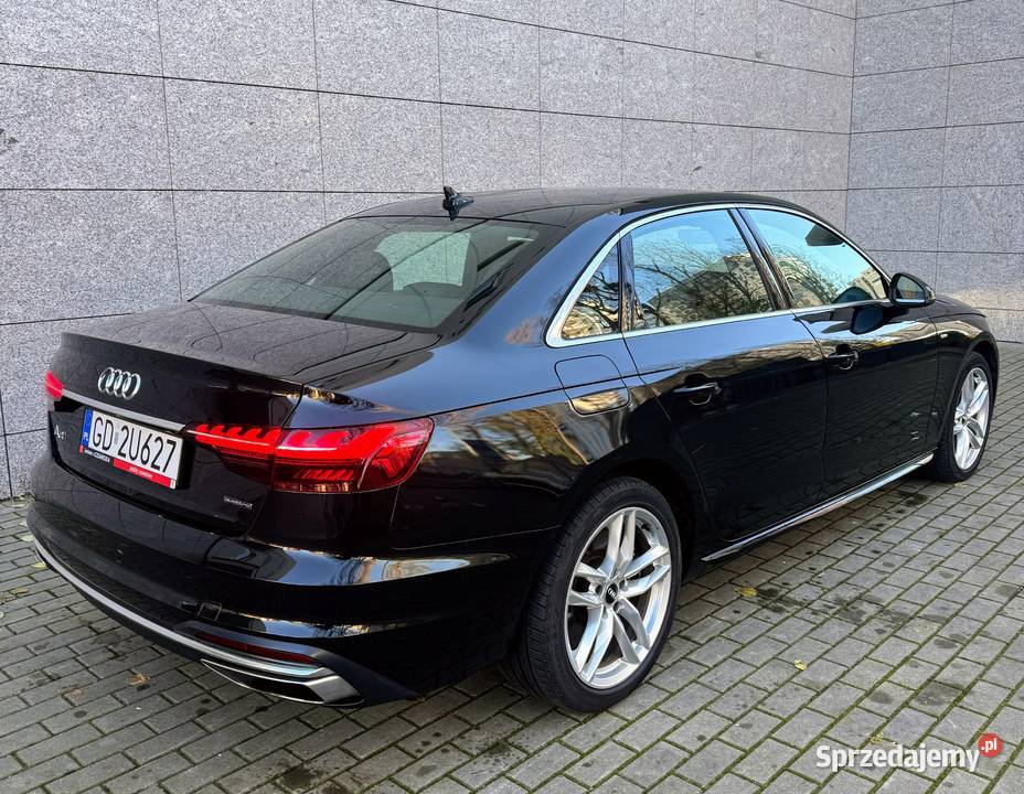 Audi A4 B9 FL 2020 20 TFSI 265 Quattro S line benzyna A4 pomorskie Gdańsk