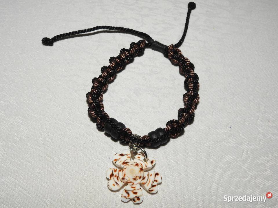 Bransoletka sznurkowa koniczynka Przemyśl