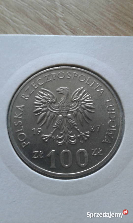 100 Kazimierz III Wielki1987 rUNC wielkopolskie Konin