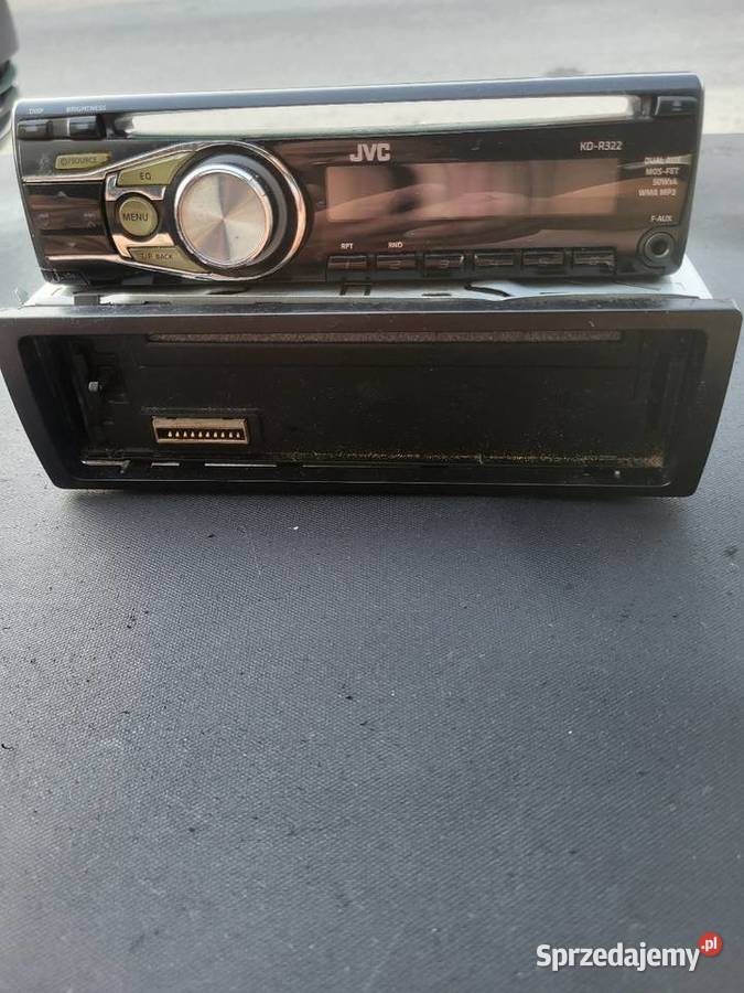 Radio samochodowe z panelem JVC KDR 322 osobowe Brzeg Dolny